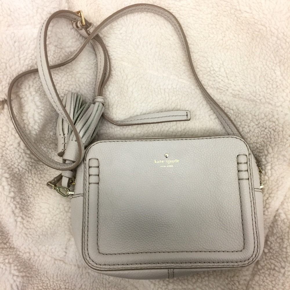 Kate Spade Pebbled Leather Crossbody/Messenger - Picture 1 of 6